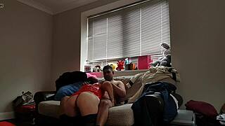 In this last video, the cheating milf gets her ass licked by young guy.