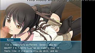 teacher punish me in this hentai bondage game where i'm bound and instructed