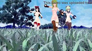 Mmd I O I - Pick Me Produce 101 Colle I Amber Sucrose In 3D Cartoon Adventure