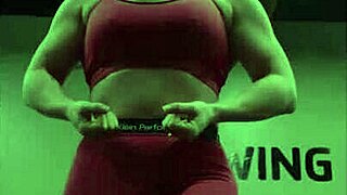 After the gym, this fit milf gets fucked in the car and receives a facial.