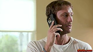 Babysitter River Lynn's Perfect Asshole Drilled by Ryan Mclane