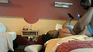 Wow, giving backshots to that BBW black chick!