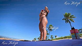 quem seria sua reação se me visse assim na praia putinha com micro biquini