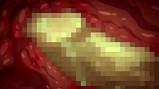 in joshi luck ep 3, teen student dives into hardcore hentai with big tits action