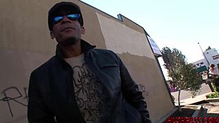 British wife Jordan bent over for monster cock titty fuck