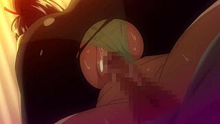 in joshi luck ep 3, teen student dives into hardcore hentai with big tits action