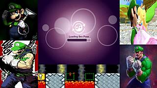 Luigi mistakes AmandaFox for Princess Peach, saving her from Bowser's castle! 🎮👑