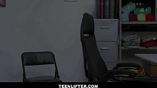 Petite teen shoplifter Shea Blaze fucked by Mike Mancini