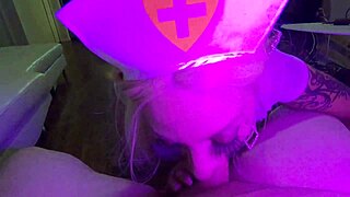 Unreal, Aya Ali, naughty nurse from Orlando, sucks dick as head doctor and gets cum everywhere!