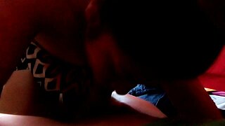 Mi Gorda Gives Intense Blowjob While Masturbating