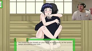 anko threatens me in naruto game, then threesome! 😈