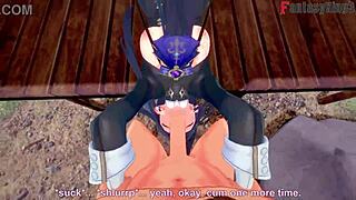 Clorinde Blowjob 1 Genshin Impact Full Fantasyking3
