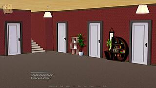 playing harem hotel game in room 122