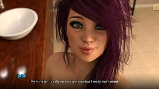 shauna says edging helps john in wild hentai scene