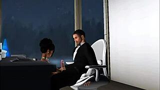 Wow, a quickie sex at the christmas office party!