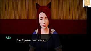 My new family episode 112 with small tits teen in hentai style