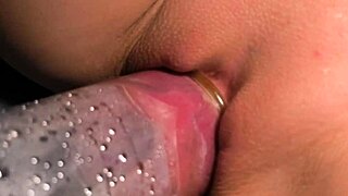 Pumping Swollen Pussy With Squirt