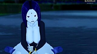 raven horny big thighs joi and facial in dark forest teen titans?