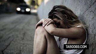 homeless teen aubrey sinclair bangs a rich dude