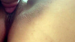 my lover licked my cunt and fucked me wet. 😍