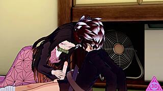 Koikatsu tanjiro nezuko demon slayer hentai videos have sex blowjob handjob and cumshot