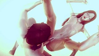 3d animation hs2 brunette fucks hard