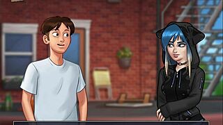 Summertime Saga Episode 64 with anime characters and big tits