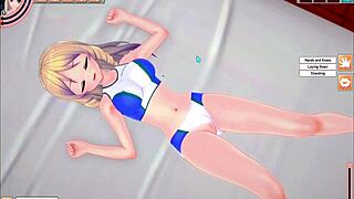 In this Koikatsu game, the schoolgirl visits the infirmary for some hentai fun.