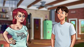 Summertime Saga Episode 64 with anime characters and big tits