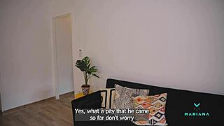 Sexy Brunette Colombian Seduces Bank Employee For Loan