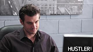 at work, ebony beauty oso lovely gets her pussy pounded by a hung employee after blowjob.