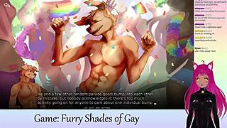vtuber lewdneko plays furry shades of gay part 1