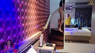 Since my cuckold husband has a small dick, I found a lover with a big cock just to fuck my ass passionately