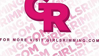 girlsrimming - dirty rimming action with charlie red & tommy wood at home