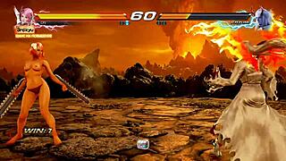 Holy crap! Alisa’s naked boobs in Tekken 7 3D battles!
