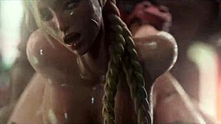 Cammy Takes Monster Cock Pounding in Wild 3D Hentai Street Fight Scene