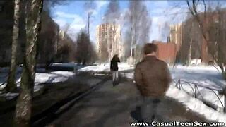 angelic anya performs striptease and blowjob in intimate scene