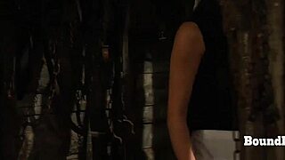 Sophie submits as blond lesbian slave whipped and chained by maid. 😏