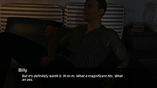 in this hentai game, the mother in law succumbs to lust with intense scenes.