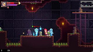 Redhead nun gets spanked and blown in a gloryhole scene