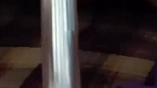 Amateur BBW Riding Big Dildo All The Way In POV View With Monster Cock