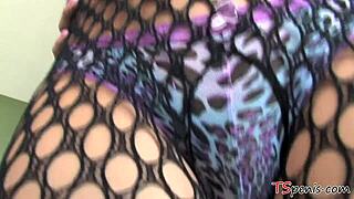 small titted tranny crystal shows off her american crossdressing charm in solo play.