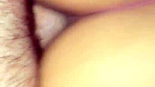 Girlfriend rides my dick hard.