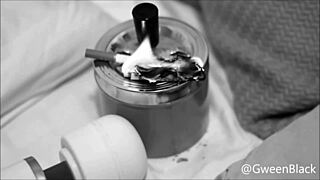 Smoking fetish with Brazilian dollar note! 🔥