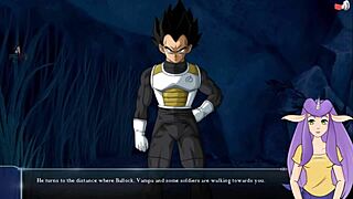 In dragon ball divine adventure part 54, the hero fucks the queen with big cock