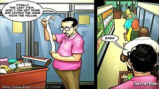 the husband says, 'what's going on here?' as he catches his best friends gangbanging his wife in interracial cheating