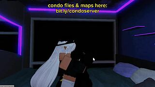 She got fucked in the bed of the condo with deepthroat