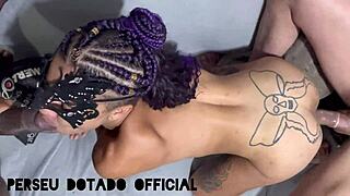 Went to black couple's house, wife pregnant!