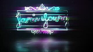 Ivy and Jamie compete in a homemade game, stripping in lingerie and making out passionately