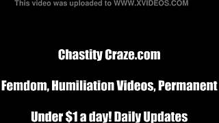 hey, you and your cock are mine in this bdsm bondage femdom session